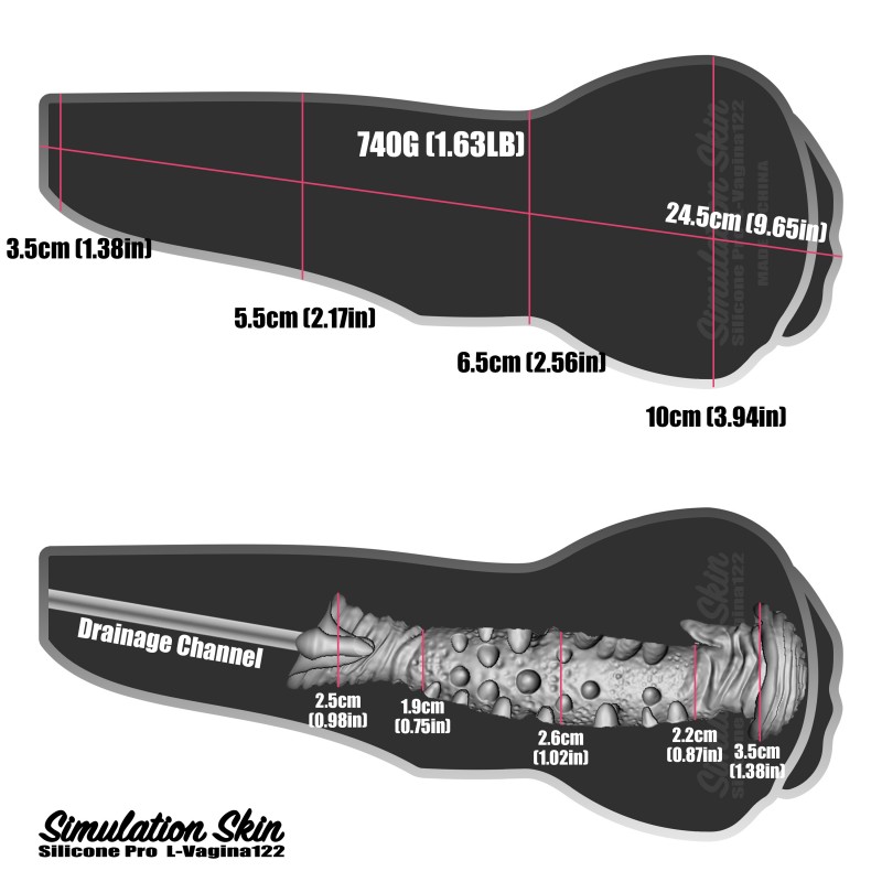 Measurement L-Vagina122